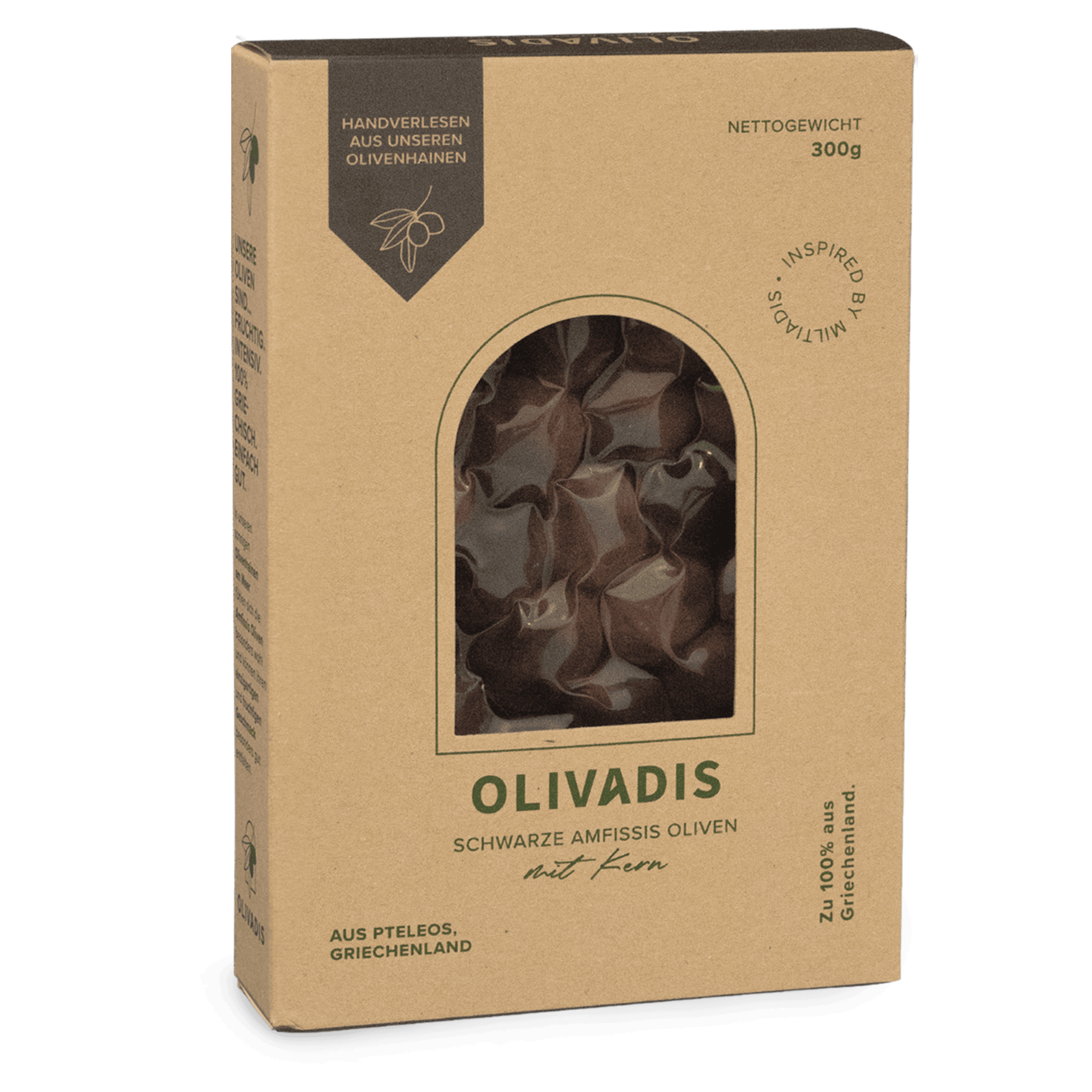 Original Snack Oliven Schwarz - 300g